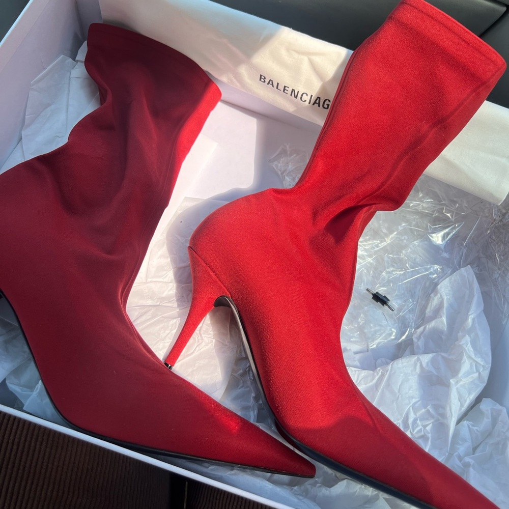Size 40 balenciaga knife boots